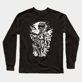 Zombie Soldier Long Sleeve T-Shirt